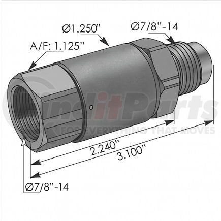 60056 by VELVAC - Crossover Fuel Line Safety Valve