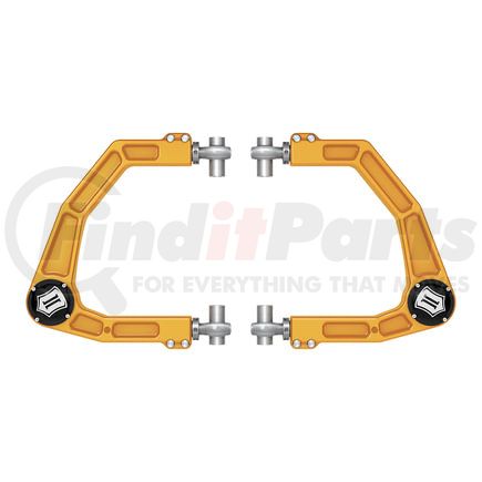 Icon 58552GDJ Suspension Control Arm Kit 24-25 TACOMA/24-25 LC250/24-25 GX550/25 T4R BILLET UCA DJ PRO KIT GOLD ANO