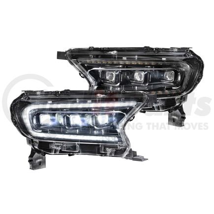 Morimoto LF437 Headlight Assembly XB LED Headlights: Ford Ranger (19-23) (Pair / ASM)