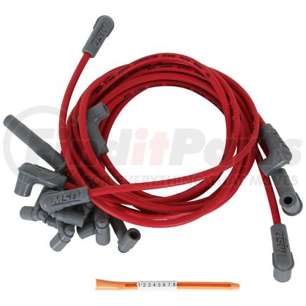 31459 by MSD - Super Conductor Spark Plug Wire Set Chevy Corvette 350 TPI