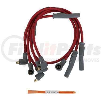 31949 by MSD - Super Conductor Spark Plug Wire Set, 4 Cyl., 22R