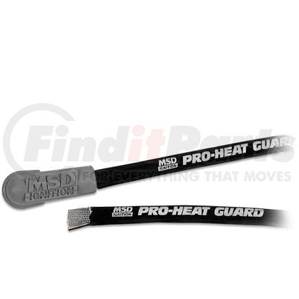 3411 by MSD - MSD Pro-Heat Guard, Hi-Temp Silicone Sleeve, 25'
