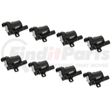55098 by MSD - Street Fire Ignition Coils 1999-2007 GM L-Series Truck engines, Black, 8-Pack