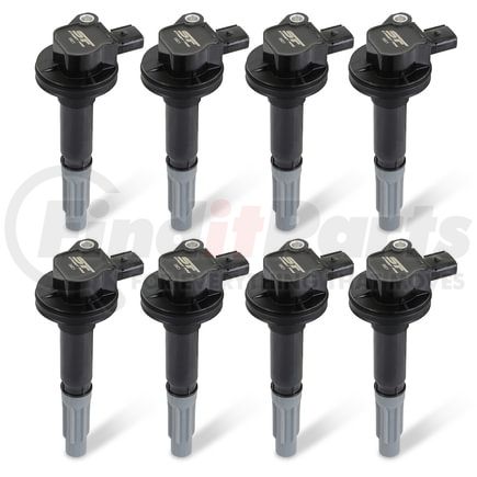 55158 by MSD - Street Fire Ignition Coils 2011-2016 Ford 5.0L 4-valve engines, Black, 8-Pack