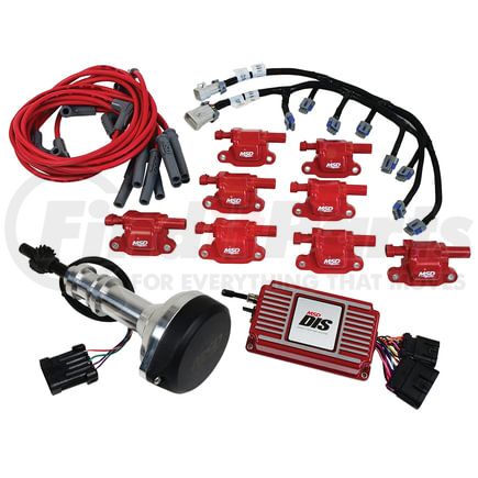 60153 by MSD - MSD DIS Digital Ignition System Kit - Red