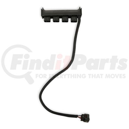 77403 by MSD - MSD Power Grid 4-Connector Hub - Black Housing