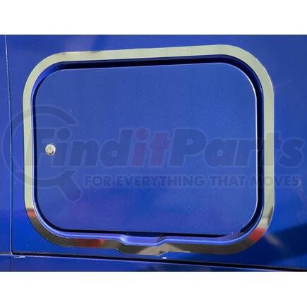 Aranda P-0078 Sleeper Bunk Support Bracket Sleeper Bunk Surround Trim - Stainless Steel, For Peterbilt 587