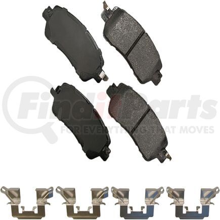 Akebono ACT1852 Disc Brake Pad Set PRO-ACT BRAKE PADS