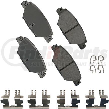 Akebono ACT1934 Disc Brake Pad Set Akebono PROACT Ultra Premium Ceramic Disc Brake Pad Kit