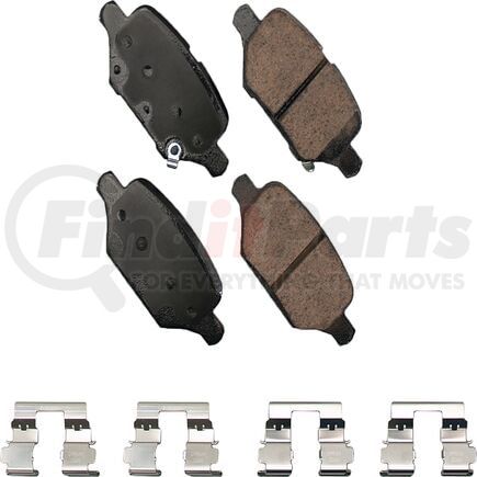 Akebono ACT2168 Disc Brake Pad Set act2168