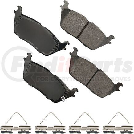 ACT2169 by AKEBONO - PRO-ACT BRAKE PADS