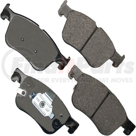 Akebono ACT2300 Disc Brake Pad Set ProACT Ultra Premium Ceramic Disc Brake Pad Kit