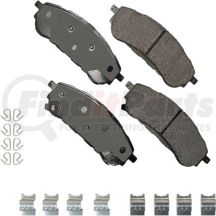 ACT2208 by AKEBONO - ProACT Ultra Premium Ceramic Disc Brake Pad Kit
