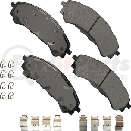 Akebono ACT2216 Disc Brake Pad Set Akebono PROACT Ultra Premium Ceramic Disc Brake Pad Kit