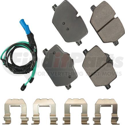 EUR2220 by AKEBONO - Akebono EURO Ultra Premium Ceramic Disc Brake Pad Kit