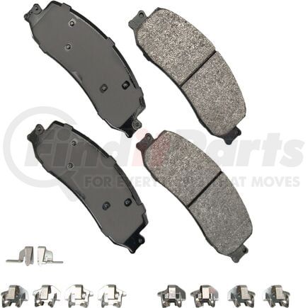 SDF1333 by AKEBONO - Akebono Severe Duty Ultra Premium Disc Brake Pad Kit
