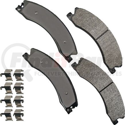 Akebono SDF1411 Disc Brake Pad Set Akebono Severe Duty Ultra Premium Disc Brake Pad Kit