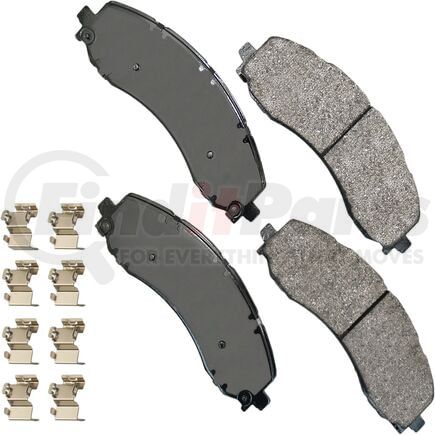 SDF2223 by AKEBONO - Akebono Severe Duty Ultra Premium Disc Brake Pad Kit