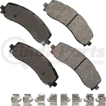 SDF2225 by AKEBONO - Akebono Severe Duty Ultra Premium Disc Brake Pad Kit