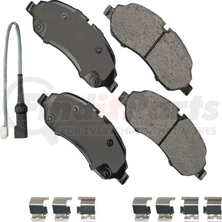 SDF1774A by AKEBONO - Akebono Severe Duty Ultra Premium Disc Brake Pad Kit