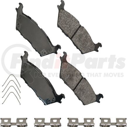 Akebono SDF2383 Disc Brake Pad Set Akebono Severe Duty Ultra Premium Disc Brake Pad Kit