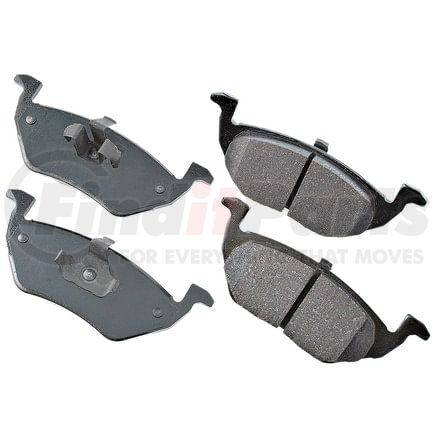 Akebono ACT1055 Disc Brake Pad Set ProACT Ultra Premium Ceramic Disc Brake Pad Kit