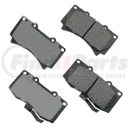 Akebono ACT1119 Disc Brake Pad Set ProACT Ultra Premium Ceramic Disc Brake Pad Kit