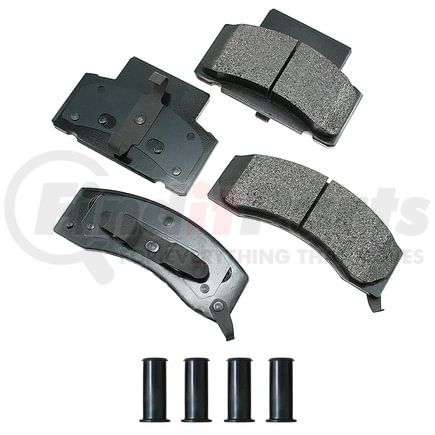 ACT459 by AKEBONO - ProACT Ultra Premium Ceramic Disc Brake Pad Kit