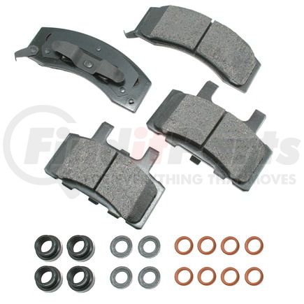 Akebono ACT370 Disc Brake Pad Set ProACT Ultra Premium Ceramic Disc Brake Pad Kit