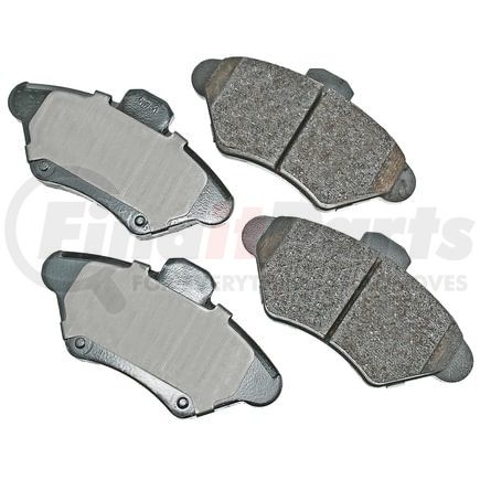 Akebono ACT600 Disc Brake Pad Set ProACT Ultra Premium Ceramic Disc Brake Pad Kit