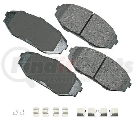 Akebono ACT793A Disc Brake Pad Set ProACT Ultra Premium Ceramic Disc Brake Pad Kit