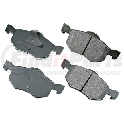 Akebono ACT843 Disc Brake Pad Set ProACT Ultra Premium Ceramic Disc Brake Pad Kit