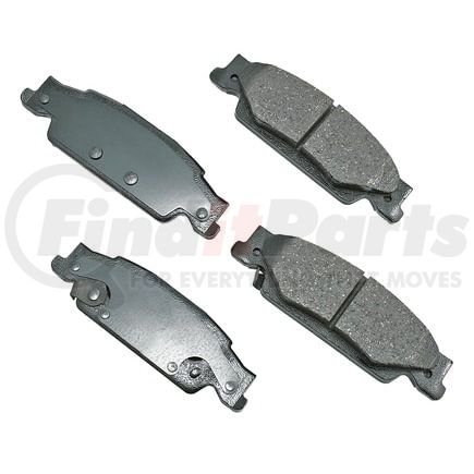 Akebono ACT922 Disc Brake Pad Set ProACT Ultra Premium Ceramic Disc Brake Pad Kit