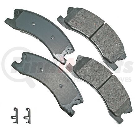 ACT945 by AKEBONO - ProACT Ultra Premium Ceramic Disc Brake Pad Kit