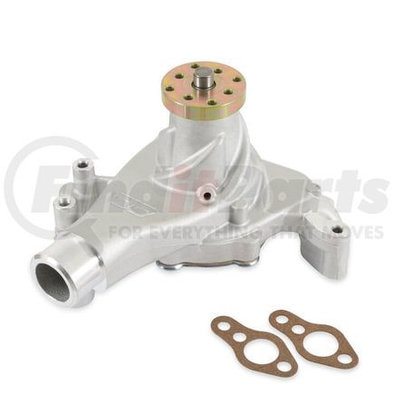 Weiand 9240 Engine Water Pump Mechanical Water Pump - Action Plus, Long, High-Volume, Aluminum, Natural