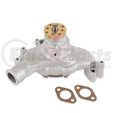 9242 by WEIAND - Mechanical Water Pump - Action Plus, Long, High-Volume, Aluminum, Natural