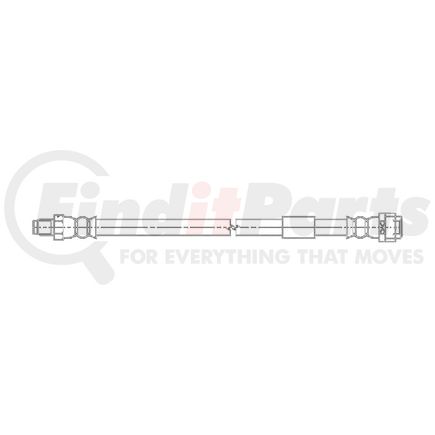 330877 by ATE BRAKE PRODUCTS - ATE Original Front Brake Hydraulic Hose for Mercedes-Benz 330877
