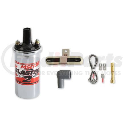 8200MSD by MSD - MSD Ignition Coil - Blaster 2 Series - Ballast Resistor - Chrome