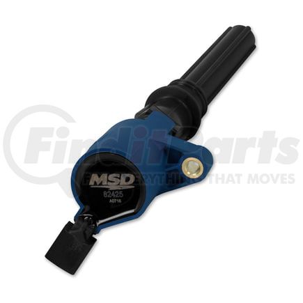 82425 by MSD - MSD Ignition Coil - Blaster - Ford 2-Valve V8 - 4.6L/5.4L V8 - Blue