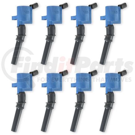 824285 by MSD - MSD Ignition Coil - Blaster - Ford 2-Valve V8 - Blue - 8-pack