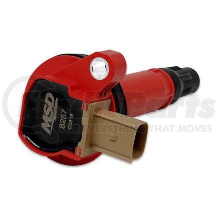 8257 by MSD - MSD Ignition Coil - Ford EcoBoost - 3.5L V6 - 3-Pin Connector - Red