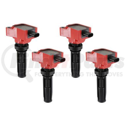 825964 by MSD - COIL, RED, FORD ECO-BOOST 2.0L L4, SET OF 4