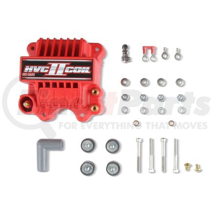 8261 by MSD - MSD Ignition Coil - HVC-2 Series - Red