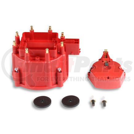 8416 by MSD - MSD Distributor Cap and Rotor - GM HEI - Red