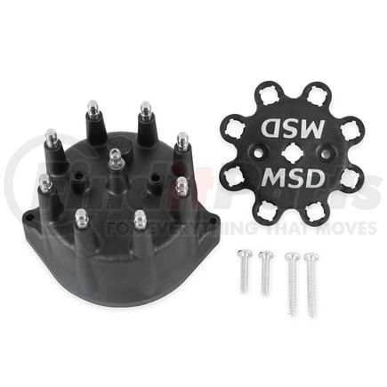 84313 by MSD - Black Distributor Cap for PN 8570, 8545, 8546