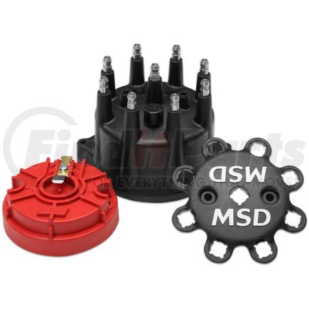 84317 by MSD - Black Small Diameter Cap and Rotor Kit
