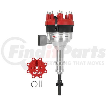 8452 by MSD - Ford TFI EFI 351W w/Module Pro-Billet Distributor