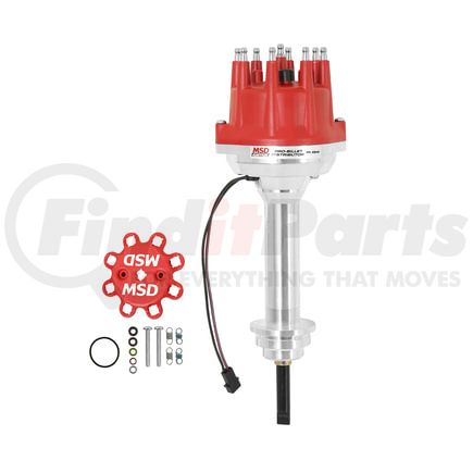 8545 by MSD - Chrysler 383,400 Small Diameter Pro-Billet Distributor