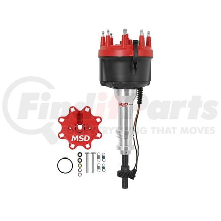 8580 by MSD - Ford V8 351C-460 Billet Distributor