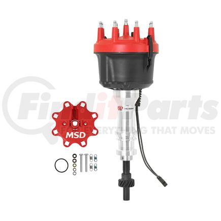 8584 by MSD - Ford V8 351W Billet Distributor